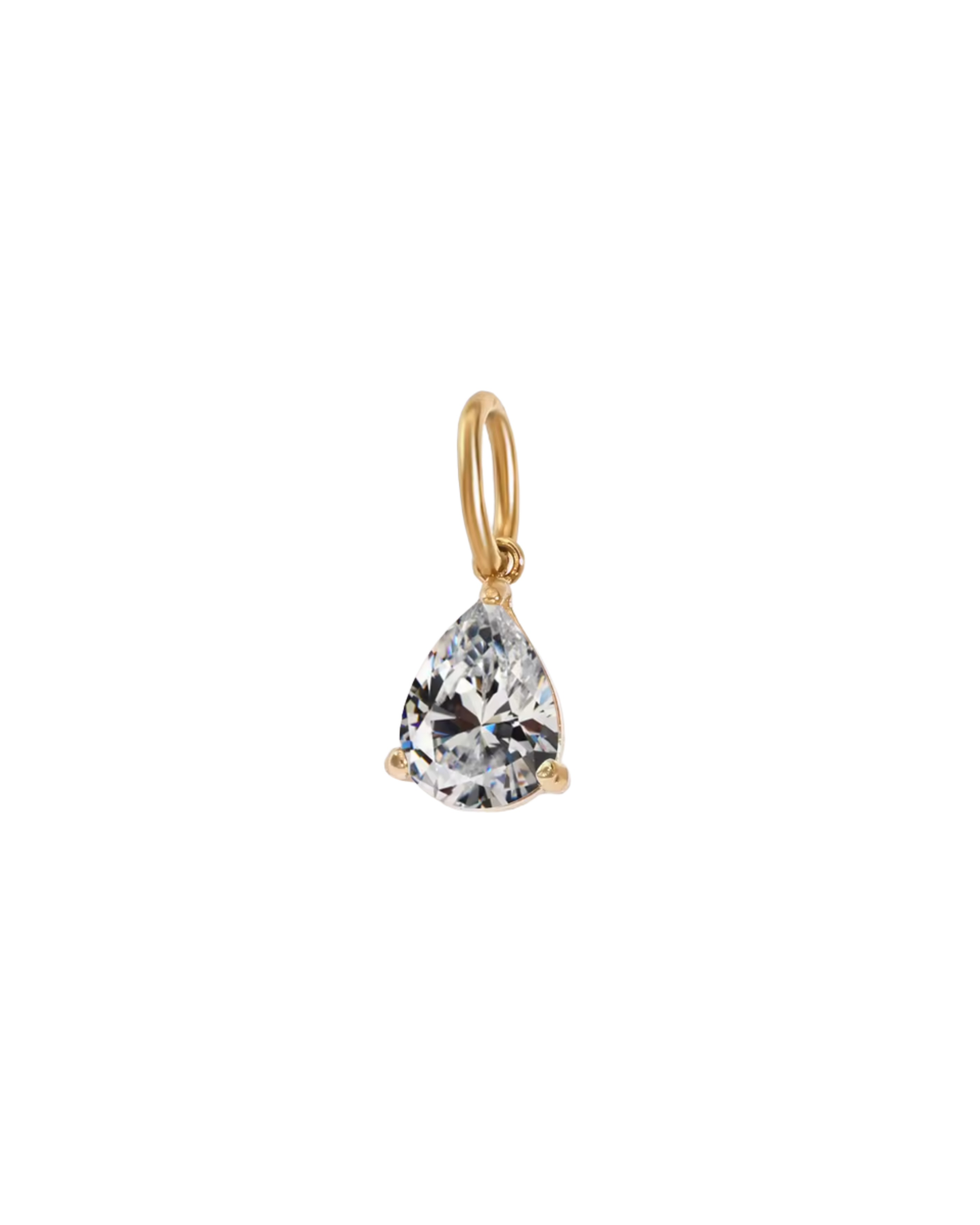 Zircon Pear Charm