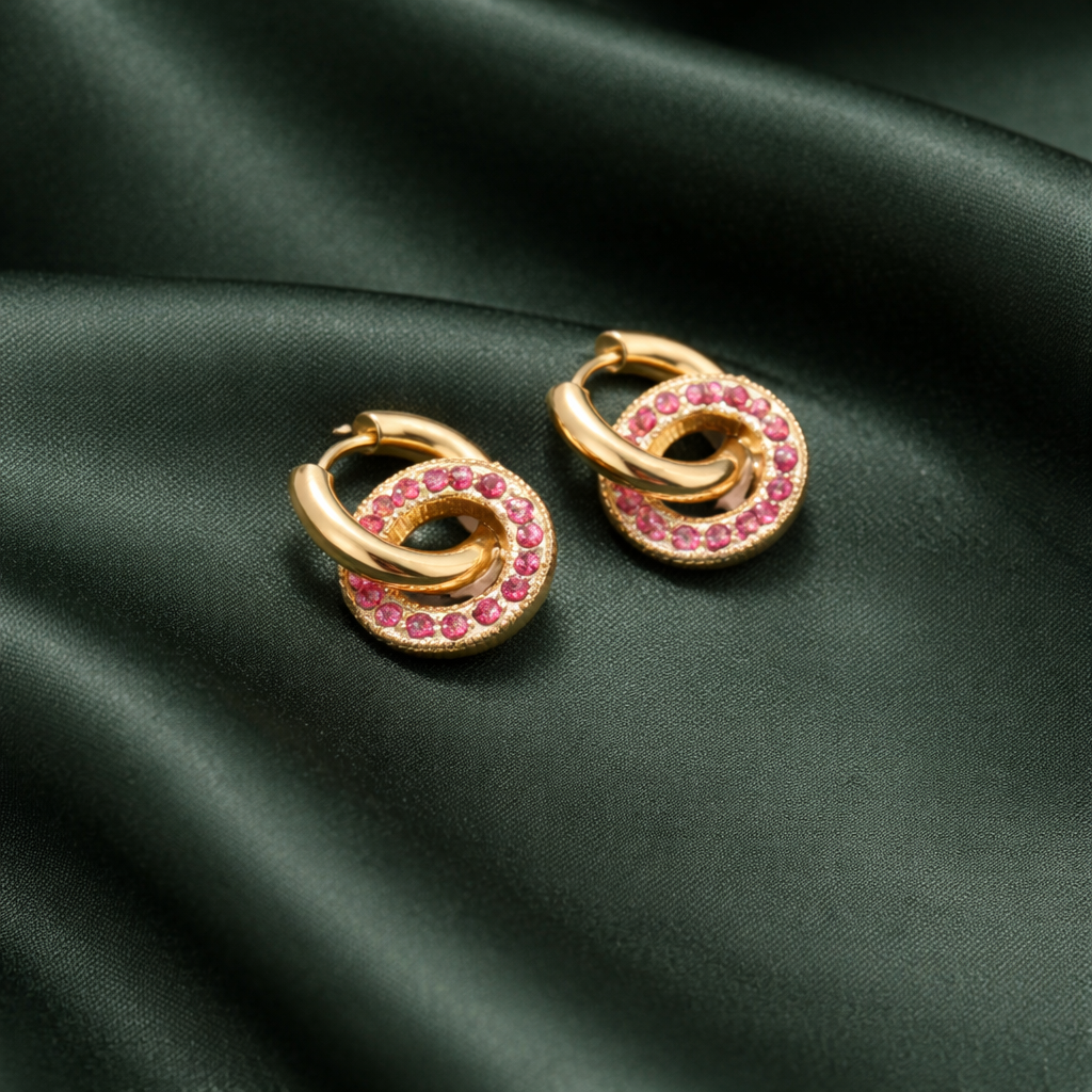 the AK earrings