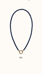 Crystal Blue Necklace