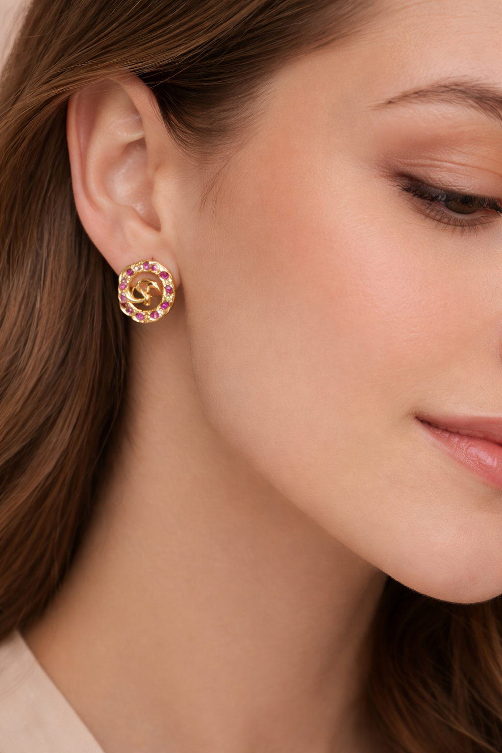 the AK earrings