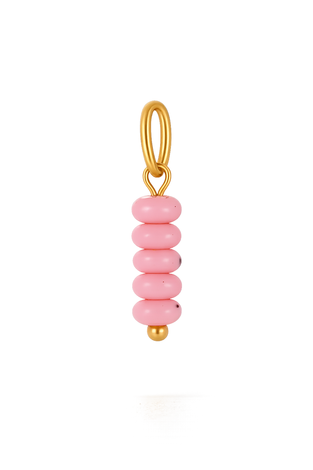 Pink Natural Stone Charm