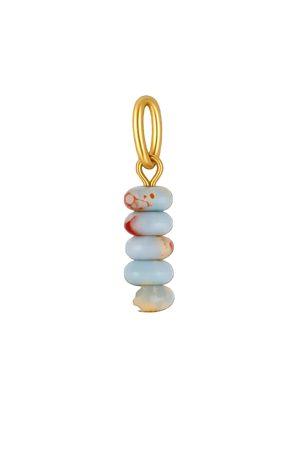 Wave Natural Stone Charm