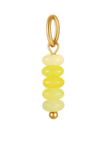 Green Natural Stone Charm