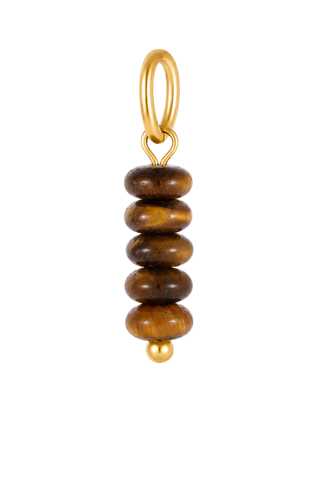 Brown Natural Stone Charm
