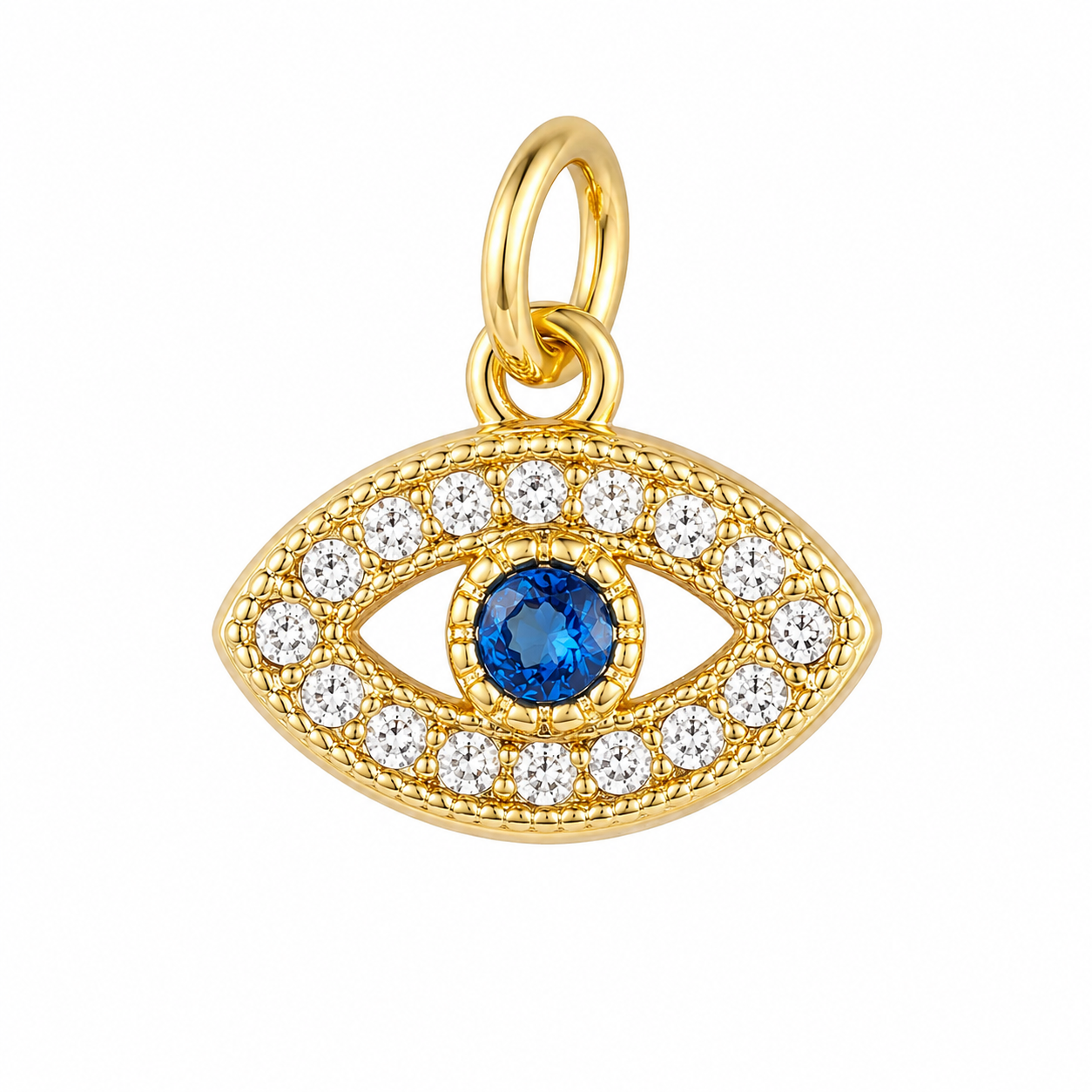 Evil Eye Charm 18K Gold Plated