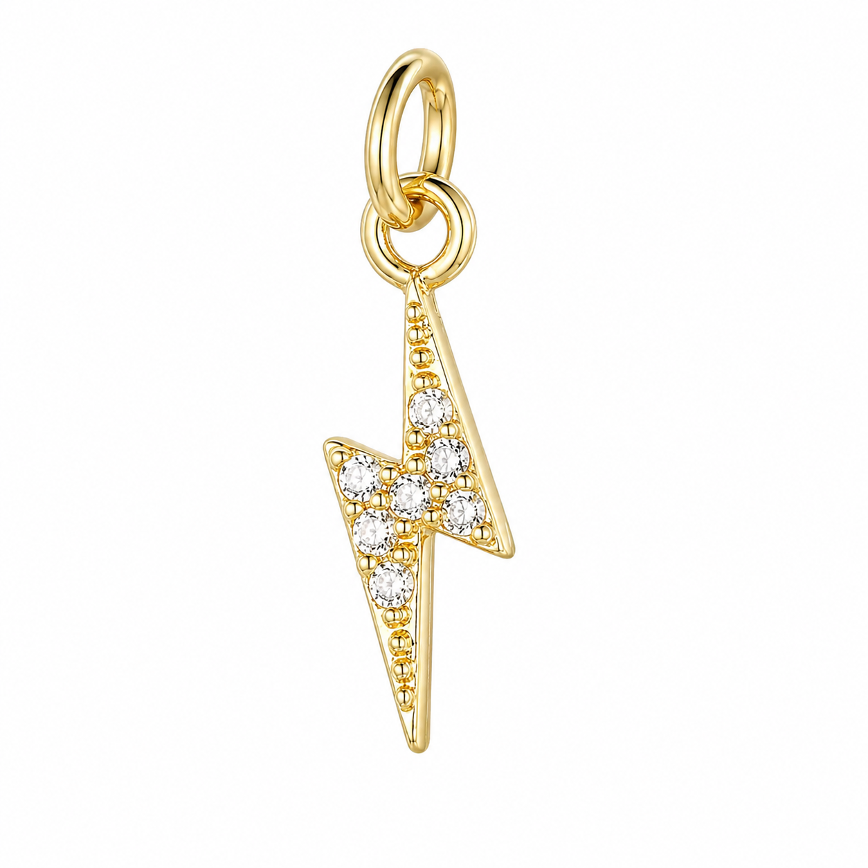 Lightning Charm 18k Gold Plated