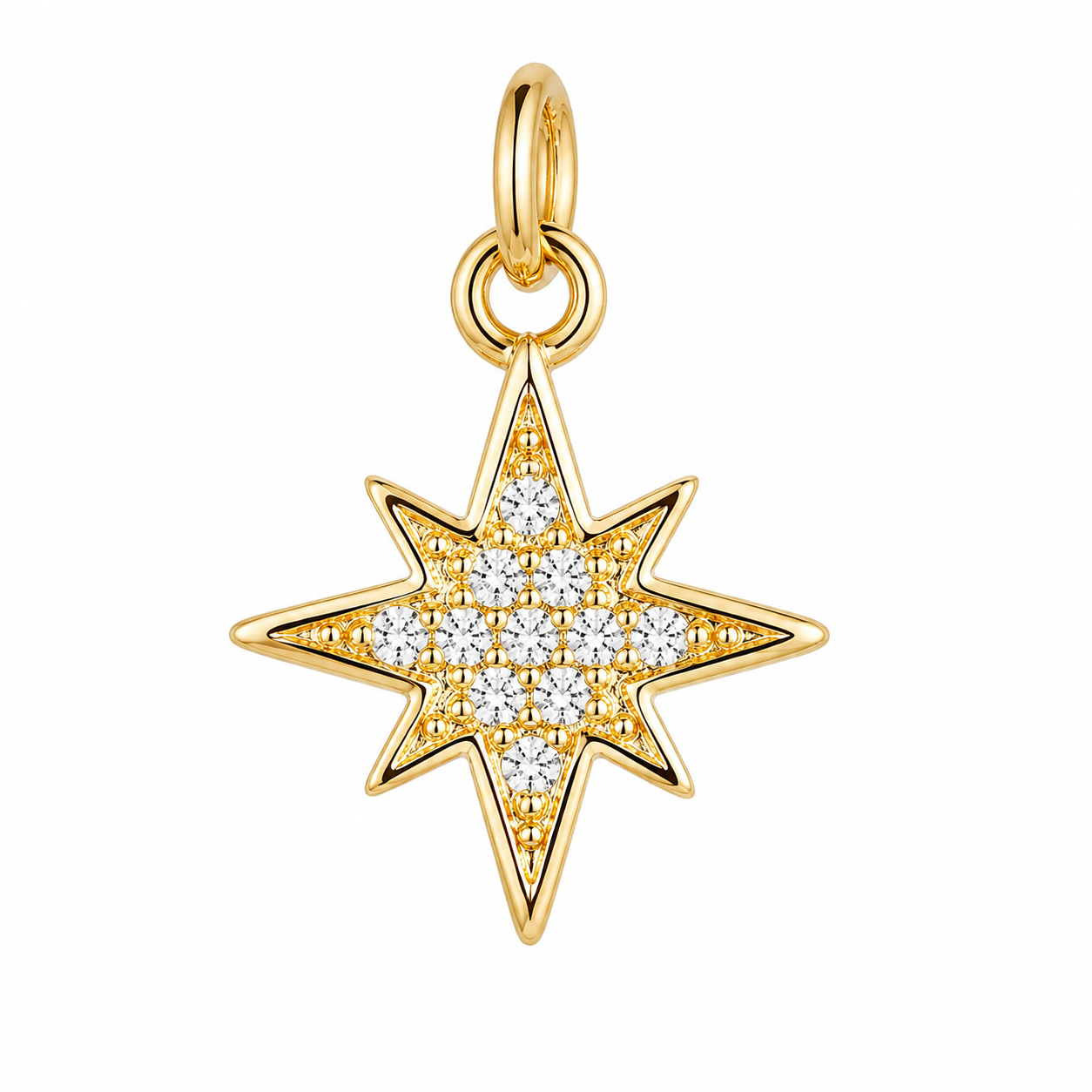Star Charm 18k Gold Plated