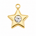 Star Dot Charm 18K Gold Plated