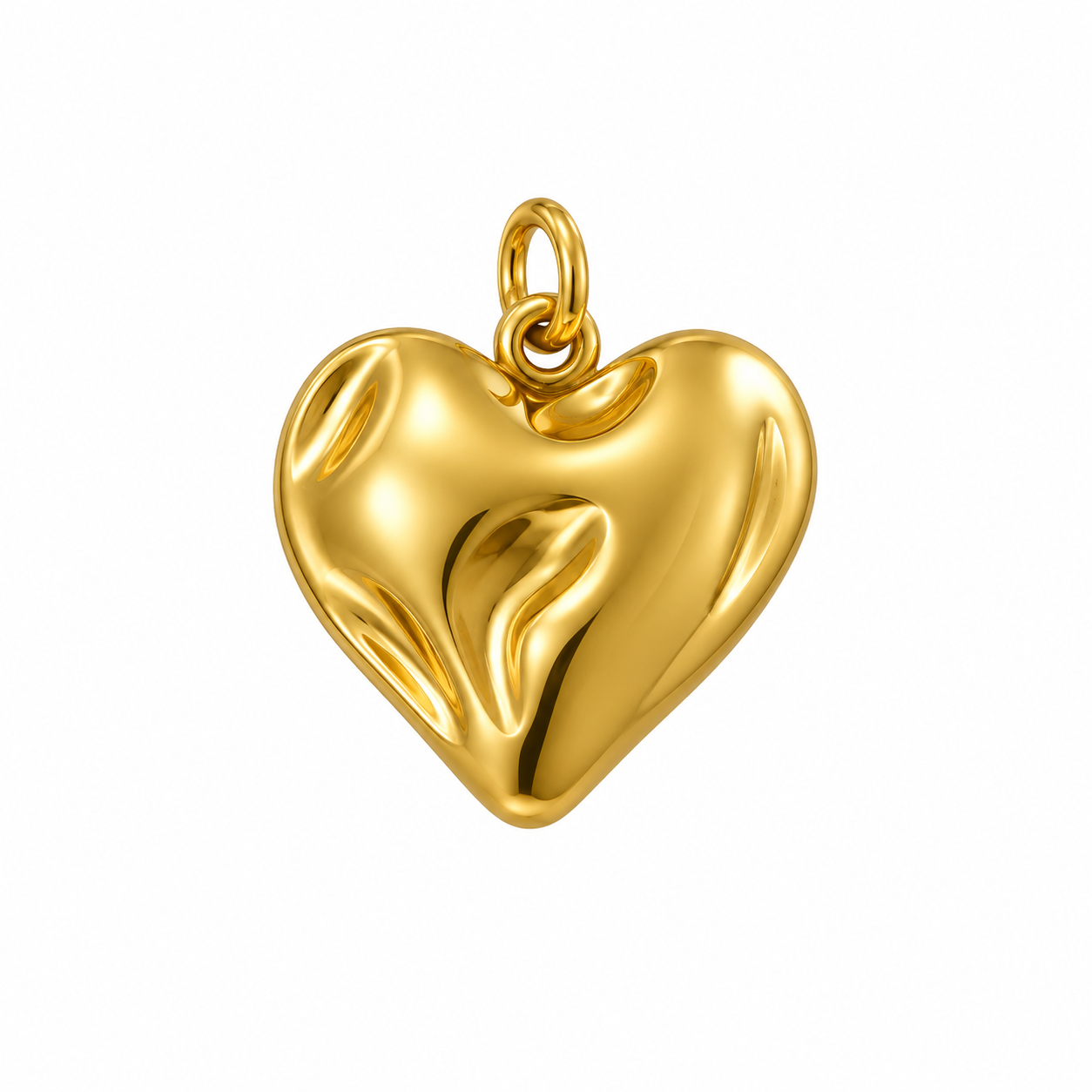 Curved Heart Charm