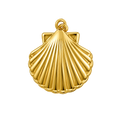 Golden Ocean Shell Charm