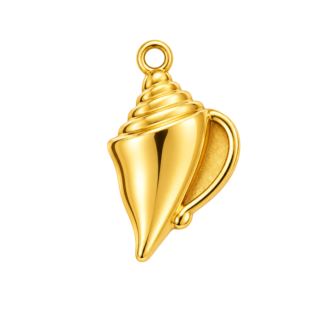 Golden Conch Charm