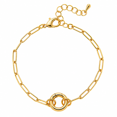 Paperclip "O" Bracelet