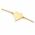Big Heart Bracelet Engraved