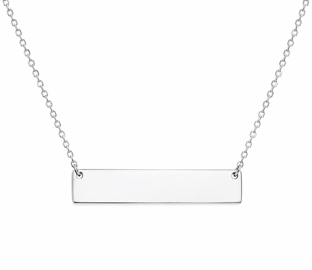 Bar Necklace Engraved