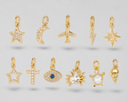 Evil Eye Charm 18K Gold Plated