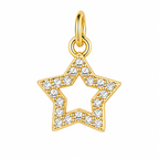 Star Savi Charm 18k Gold Plated
