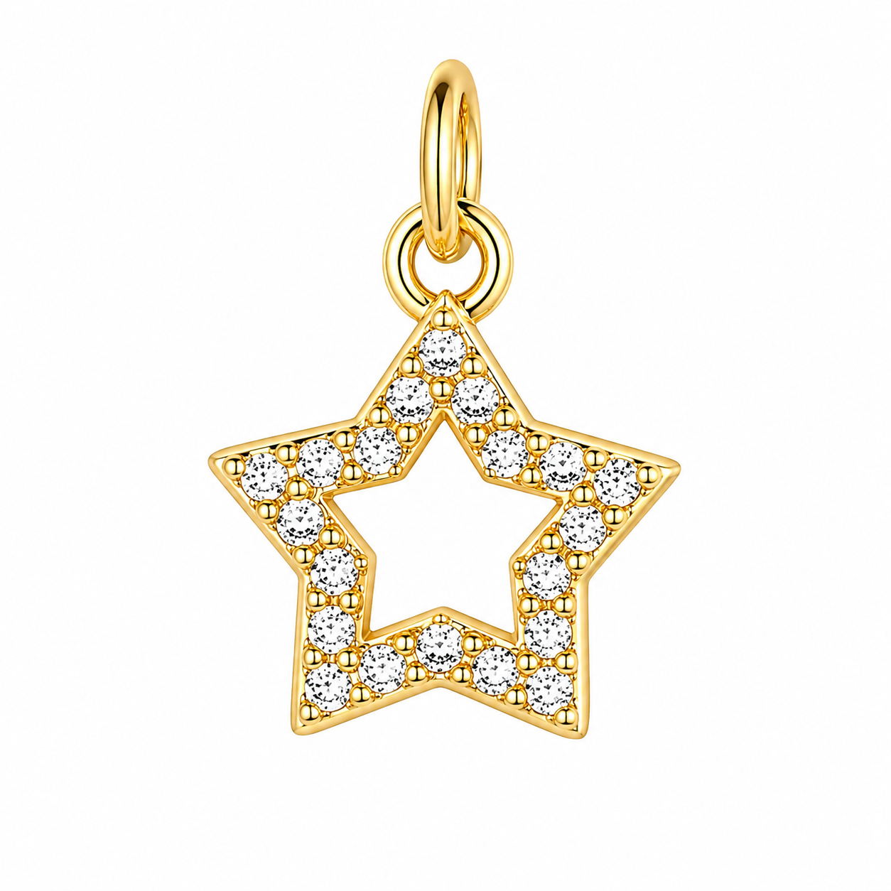 Star Savi Charm 18k Gold Plated