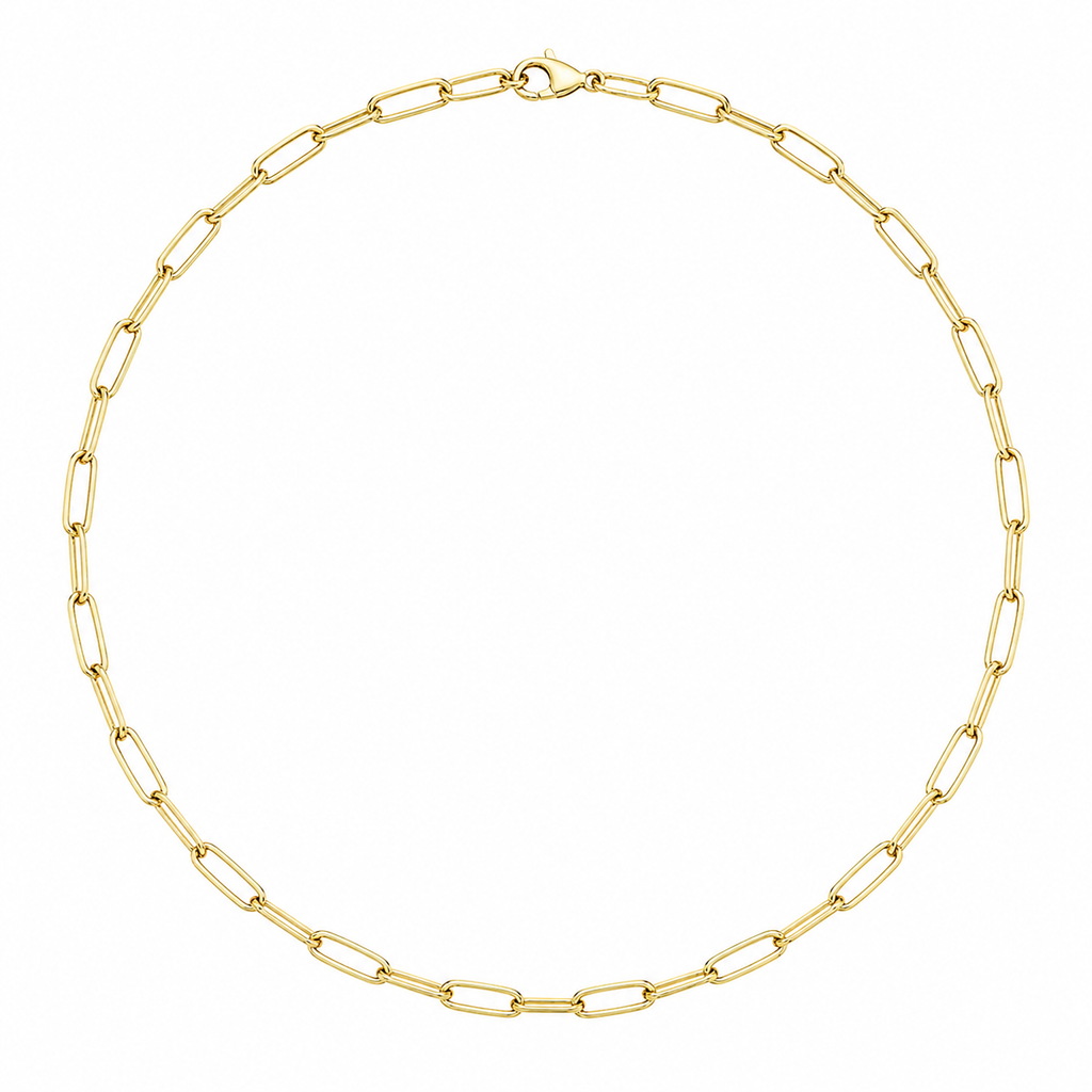 Paperclip Necklace for Charm Bar