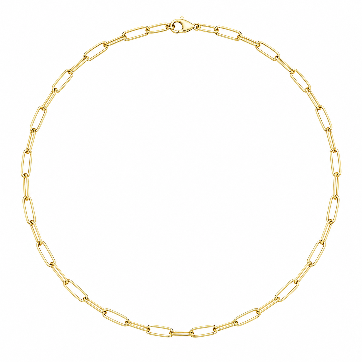 Paperclip Necklace for Charm Bar