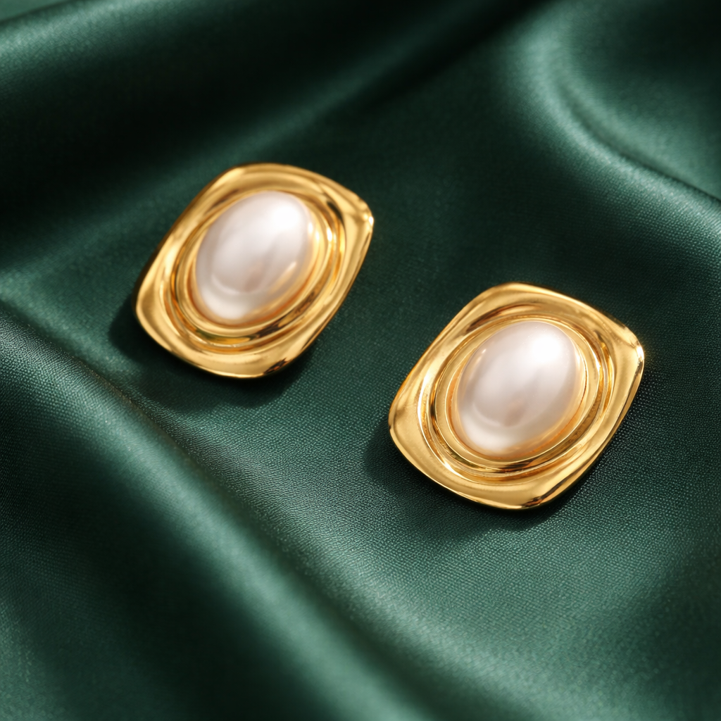 Gold Danish Earrings