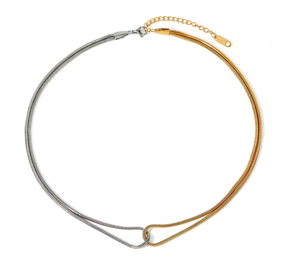 Amoura Mixed Metal Necklace