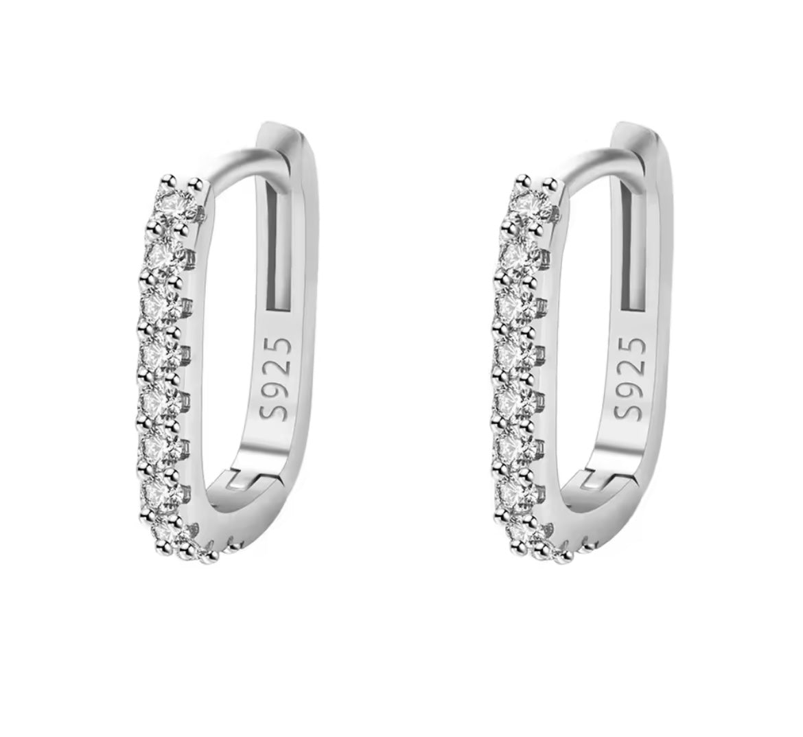 Diamond Dust Hoops