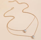 Twin Drop Necklace
