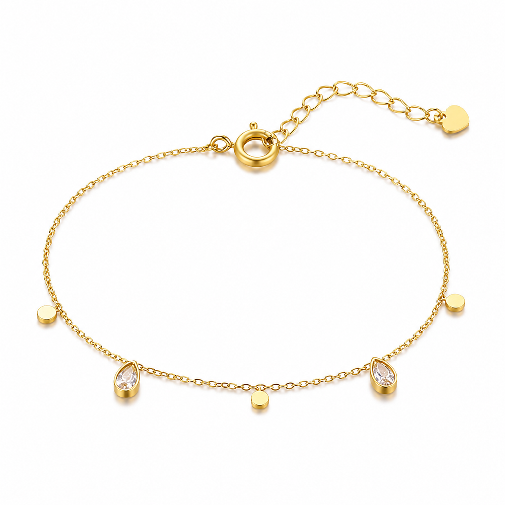 Celeste Drop Charm Bracelet