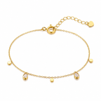Celeste Drop Charm Bracelet