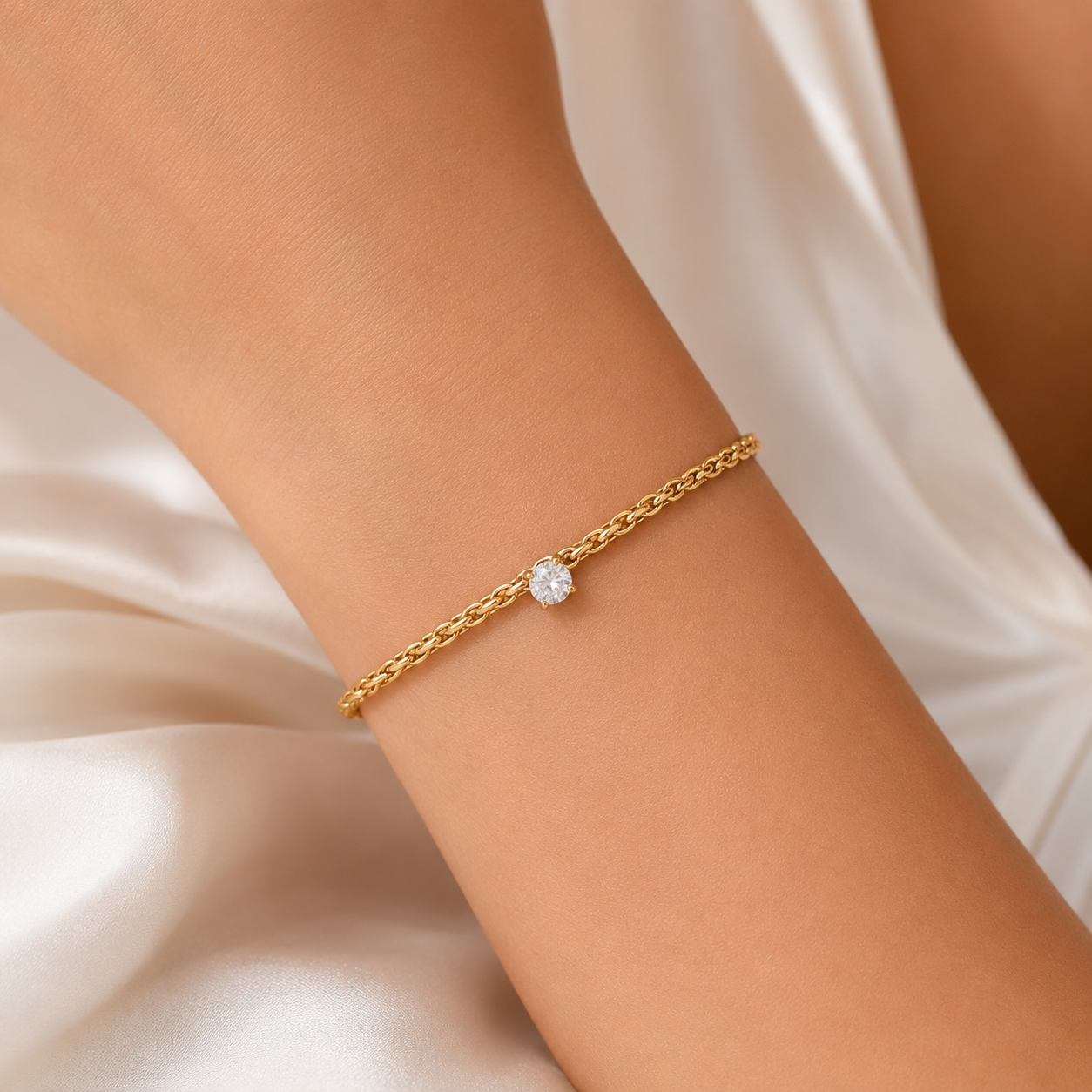 Lumiére Double Chain Bracelet