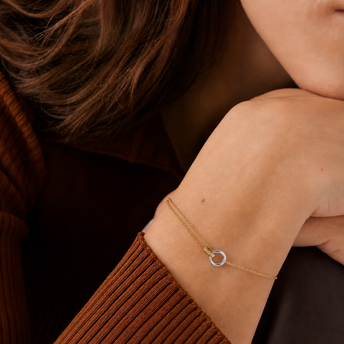 Áure Mixed Metal Ring Bracelet