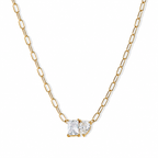 Crystal Duo Necklace
