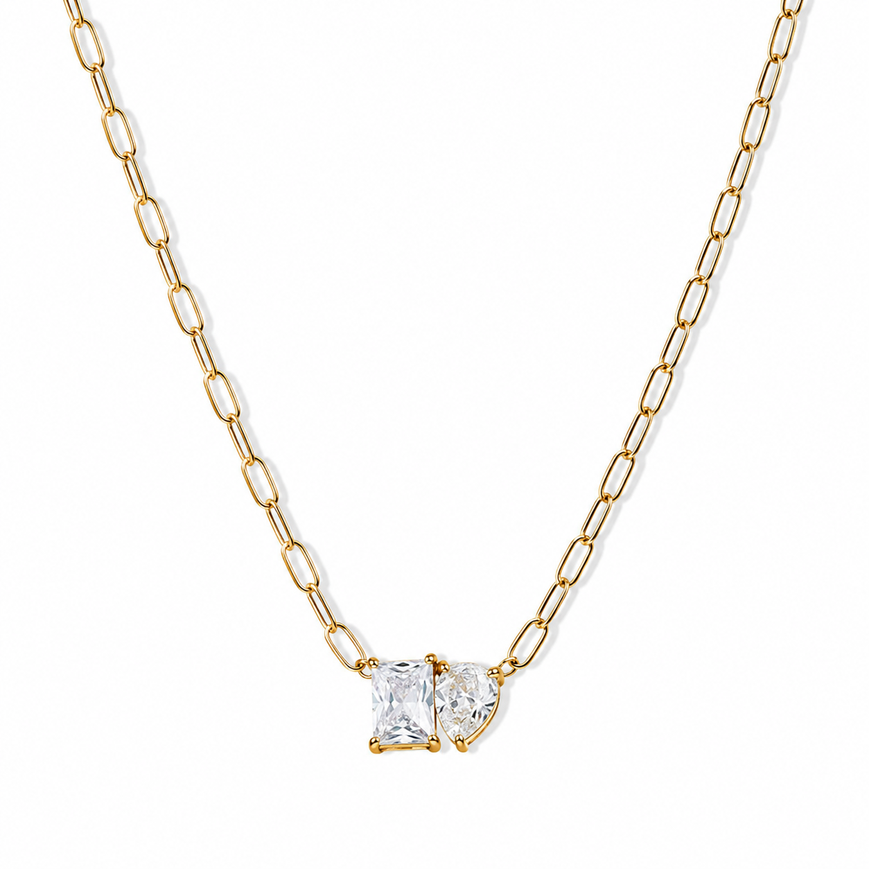 Crystal Duo Necklace