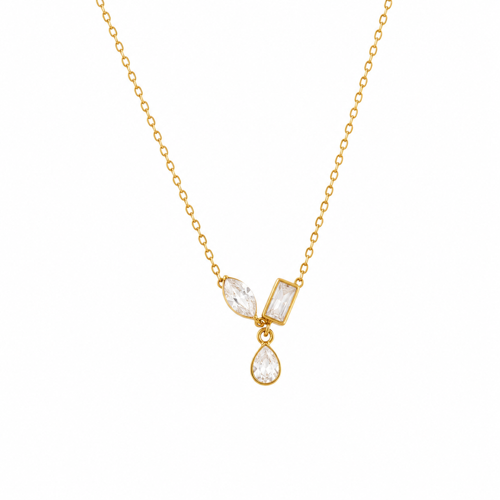Crystal Drop Necklace