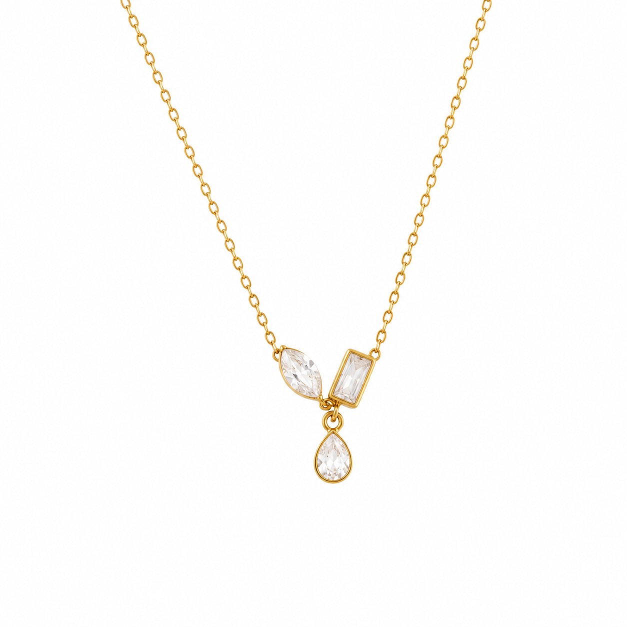 Crystal Drop Necklace