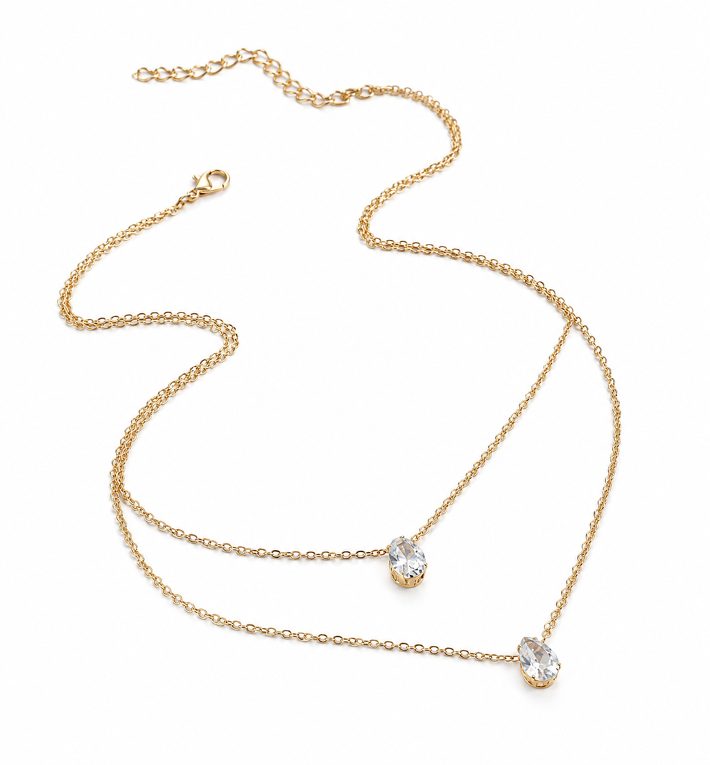 Crystal Cascade Necklace