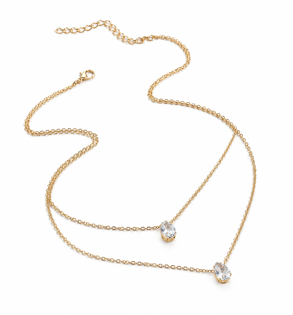 Crystal Cascade Necklace