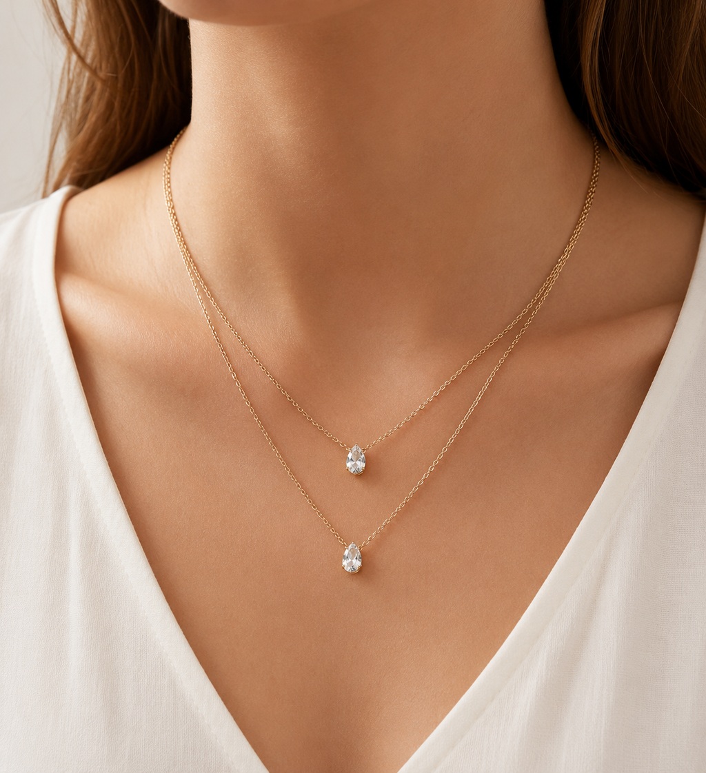 Crystal Cascade Necklace