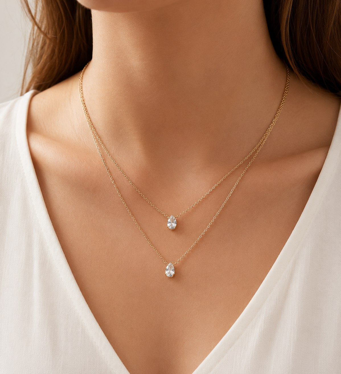 Crystal Cascade Necklace