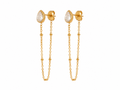 Golden Cascade Earrings