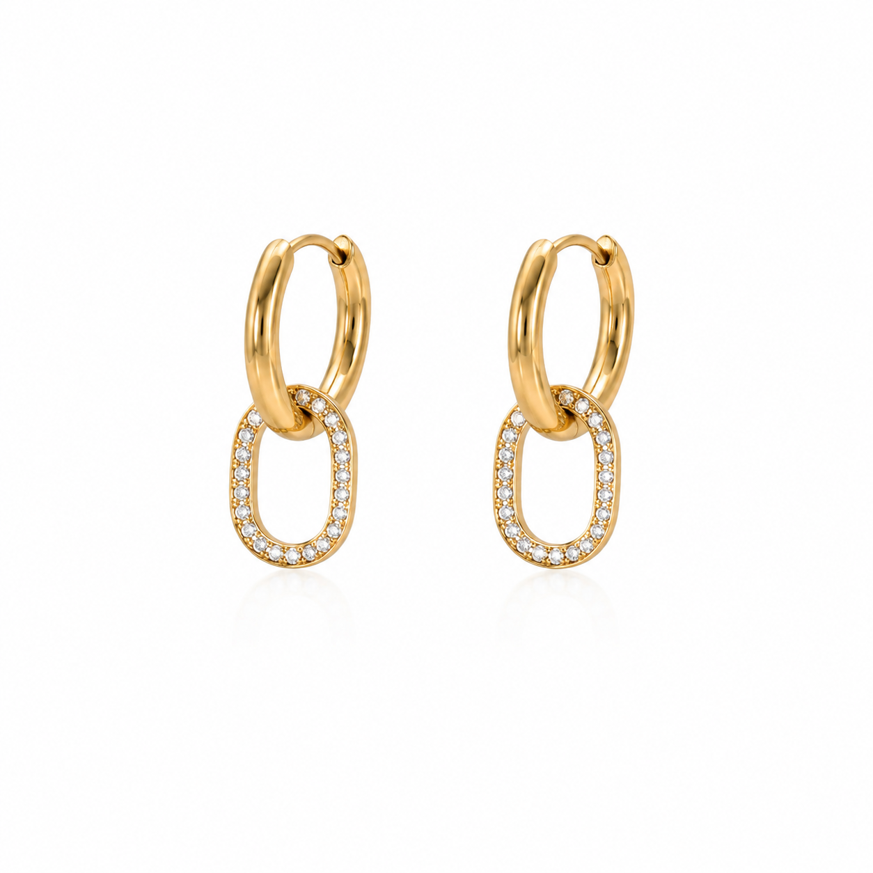The Linked Luxe Hoops