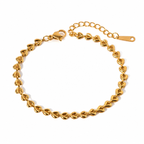 Golden Hearts Bracelet