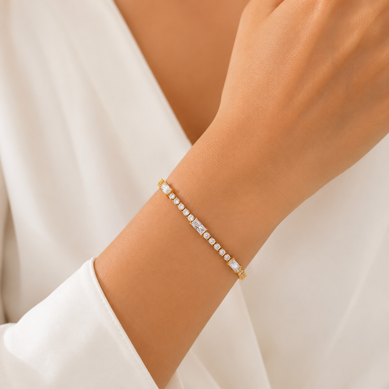 Starlight Tennis Bracelet