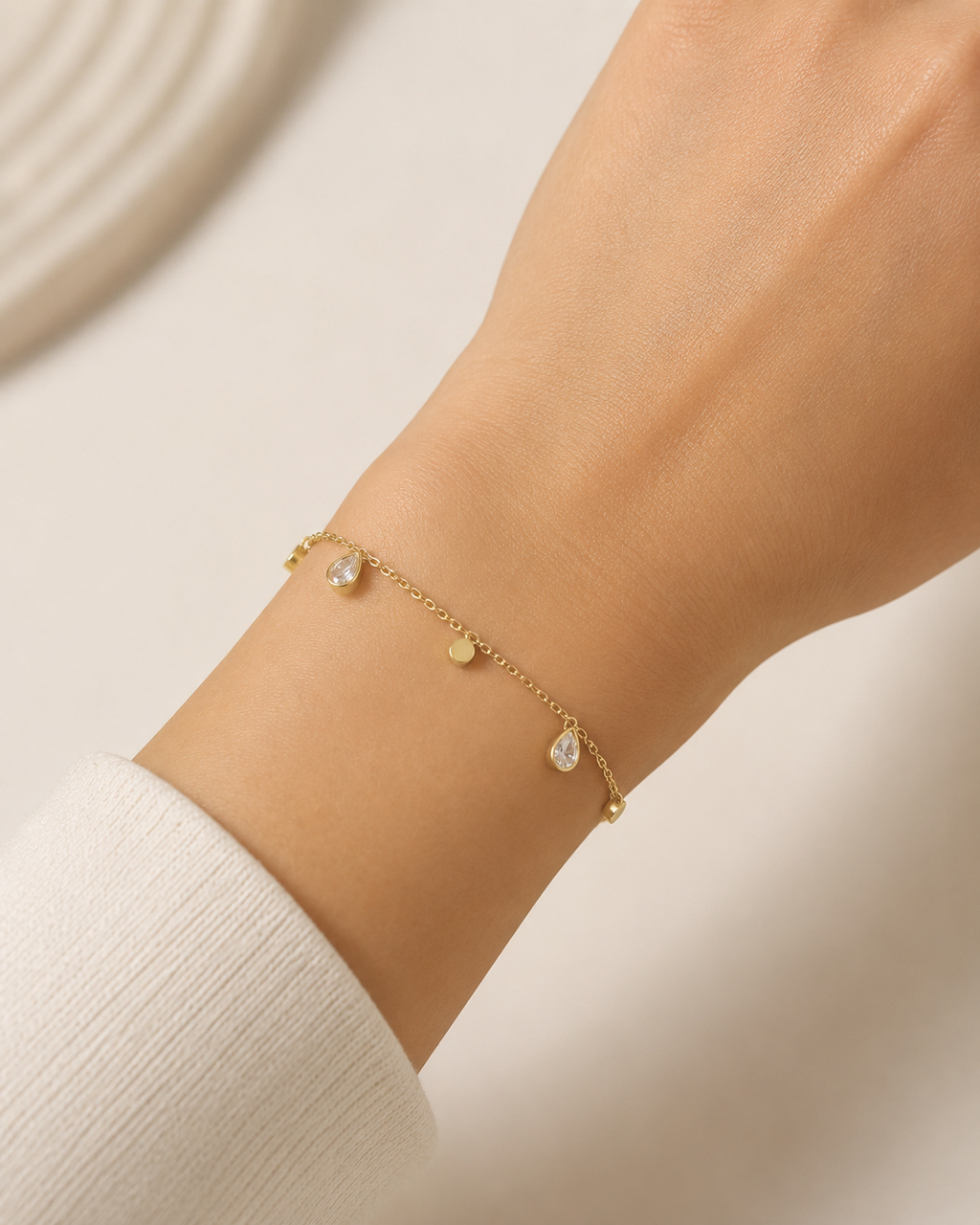 Celeste Drop Charm Bracelet