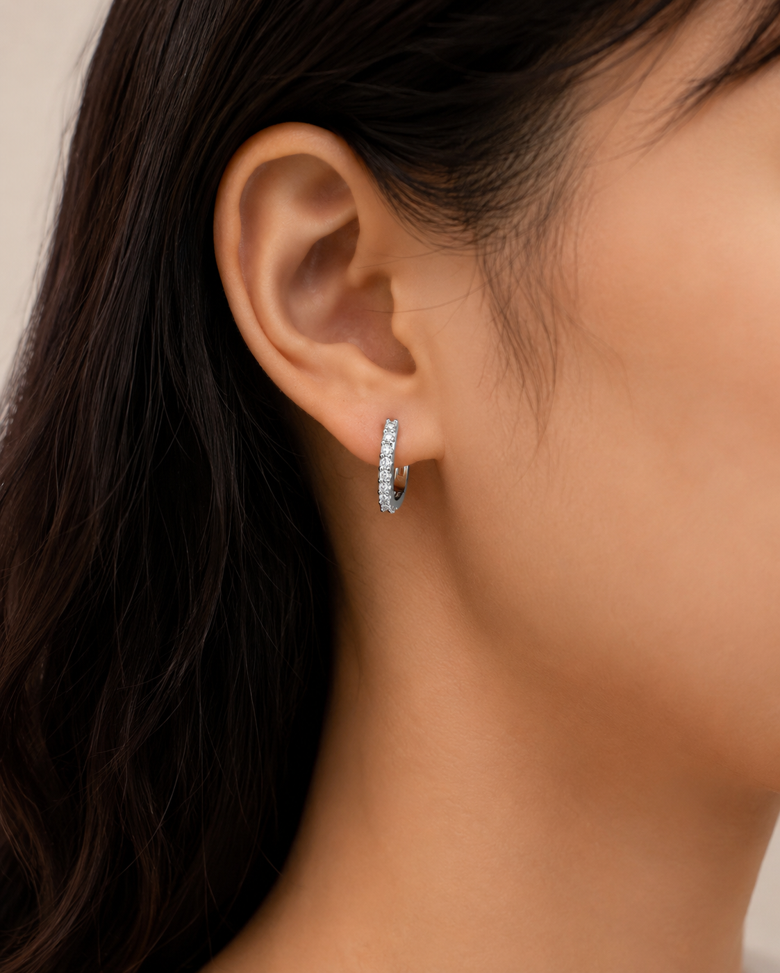 Diamond Dust Hoops