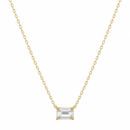 Zircon Pendant Necklace