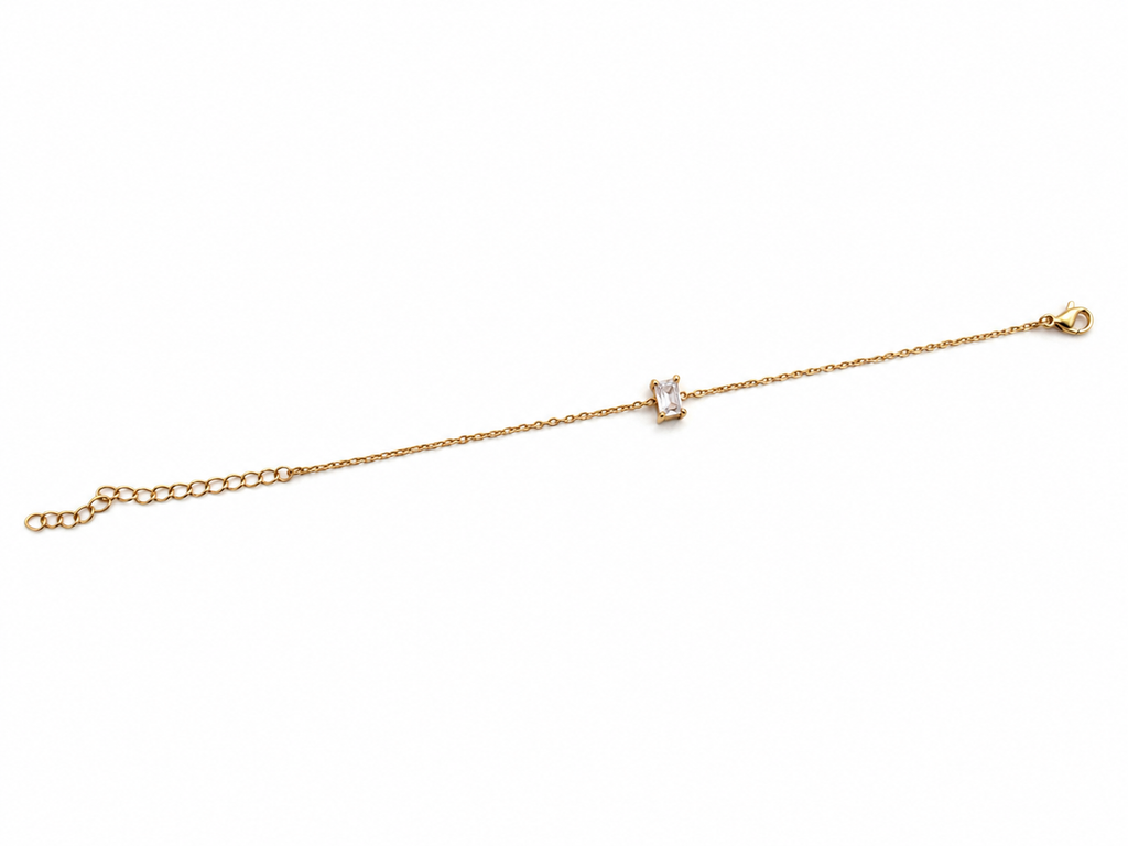Square Cut Zircon Bracelet