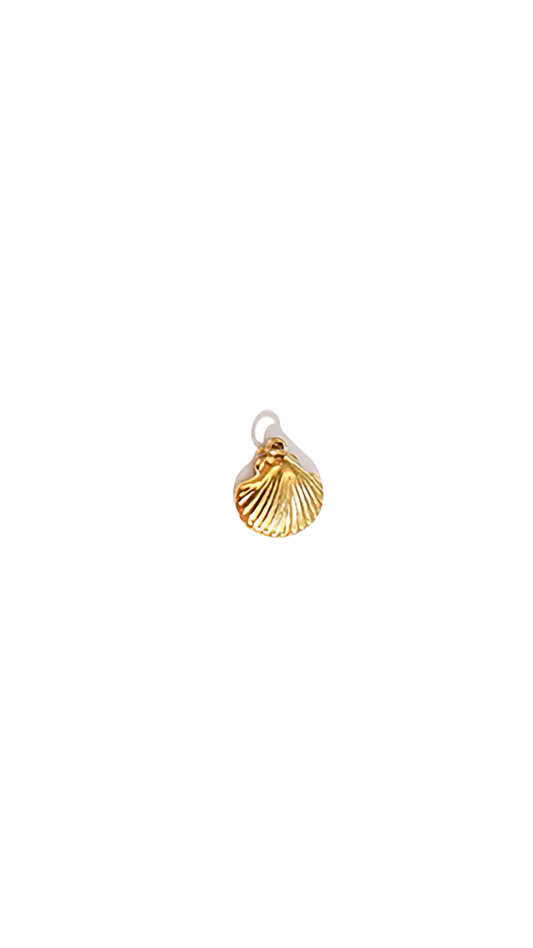Golden Ocean Shell Charm