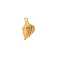 Golden Conch Charm