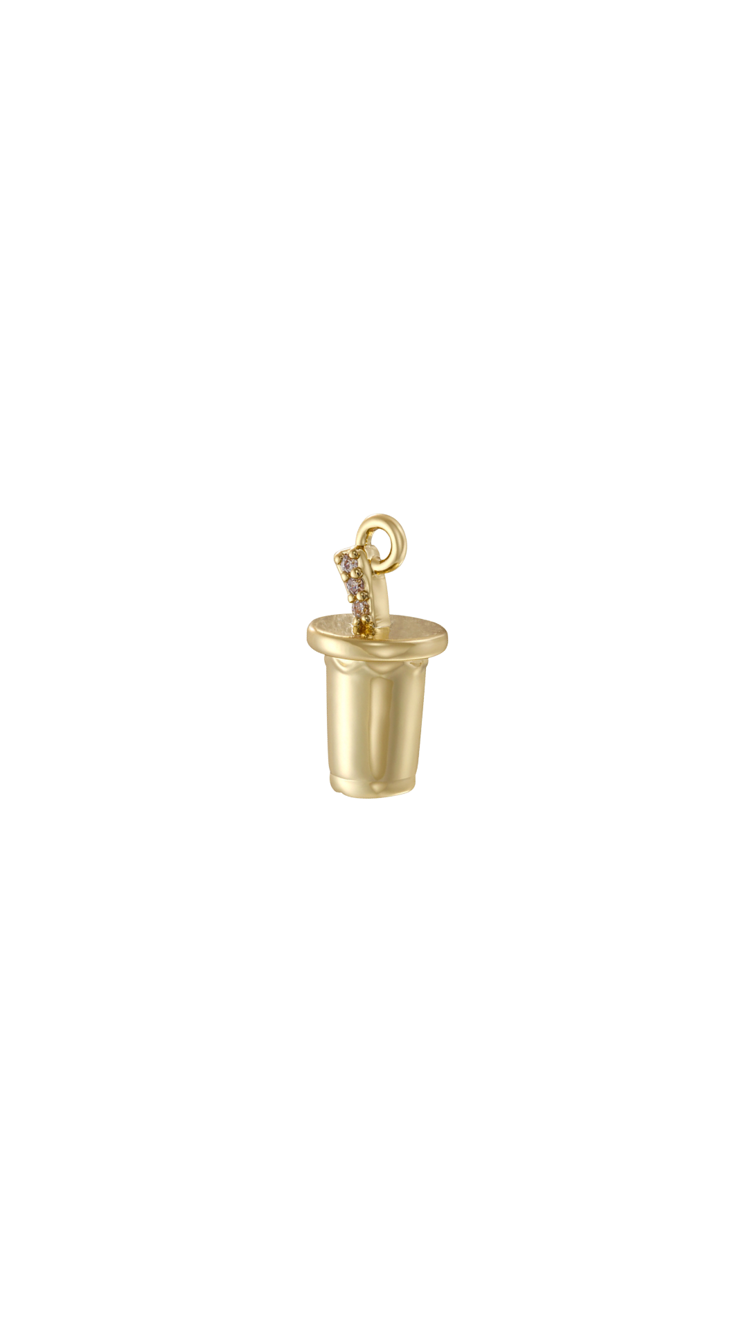 Golden Latte Charm